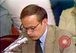 Image of John Dean's testimony Washington DC USA, 1973, second 18 stock footage video 65675057442