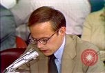 Image of John Dean's testimony Washington DC USA, 1973, second 23 stock footage video 65675057442