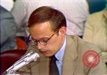 Image of John Dean's testimony Washington DC USA, 1973, second 25 stock footage video 65675057442