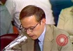 Image of John Dean's testimony Washington DC USA, 1973, second 40 stock footage video 65675057442