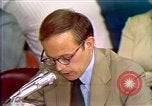 Image of John Dean's testimony Washington DC USA, 1973, second 56 stock footage video 65675057442