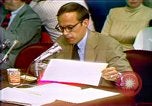 Image of John Dean's testimony Washington DC USA, 1973, second 20 stock footage video 65675057443