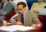 Image of John Dean's testimony Washington DC USA, 1973, second 21 stock footage video 65675057443