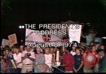 Standbild Präsident Nixons Rücktritt Rede Washington DC USA, 1974, aus Sekunde 12 historischem Filmmaterial Videoclip 65675057497