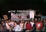 Standbild Präsident Nixons Rücktritt Rede Washington DC USA, 1974, aus Sekunde 15 historischem Filmmaterial Videoclip 65675057497