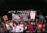 Standbild Präsident Nixons Rücktritt Rede Washington DC USA, 1974, aus Sekunde 16 historischem Filmmaterial Videoclip 65675057497