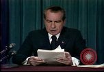 Standbild Präsident Nixons Rücktritt Rede Washington DC USA, 1974, aus Sekunde 5 historischem Filmmaterial Videoclip 65675057499