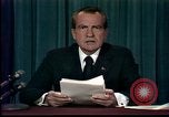 Standbild Präsident Nixons Rücktritt Rede Washington DC USA, 1974, aus Sekunde 10 historischem Filmmaterial Videoclip 65675057499
