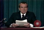 Standbild Präsident Nixons Rücktritt Rede Washington DC USA, 1974, aus Sekunde 12 historischem Filmmaterial Videoclip 65675057499