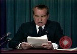 Standbild Präsident Nixons Rücktritt Rede Washington DC USA, 1974, aus Sekunde 16 historischem Filmmaterial Videoclip 65675057499