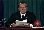 Standbild Präsident Nixons Rücktritt Rede Washington DC USA, 1974, aus Sekunde 18 historischem Filmmaterial Videoclip 65675057499