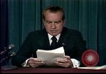 Standbild Präsident Nixons Rücktritt Rede Washington DC USA, 1974, aus Sekunde 21 historischem Filmmaterial Videoclip 65675057499