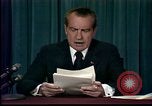Standbild Präsident Nixons Rücktritt Rede Washington DC USA, 1974, aus Sekunde 23 historischem Filmmaterial Videoclip 65675057499