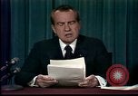 Standbild Präsident Nixons Rücktritt Rede Washington DC USA, 1974, aus Sekunde 27 historischem Filmmaterial Videoclip 65675057499