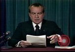 Standbild Präsident Nixons Rücktritt Rede Washington DC USA, 1974, aus Sekunde 30 historischem Filmmaterial Videoclip 65675057499