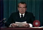 Standbild Präsident Nixons Rücktritt Rede Washington DC USA, 1974, aus Sekunde 31 historischem Filmmaterial Videoclip 65675057499