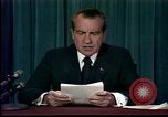 Standbild Präsident Nixons Rücktritt Rede Washington DC USA, 1974, aus Sekunde 35 historischem Filmmaterial Videoclip 65675057499