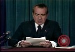 Standbild Präsident Nixons Rücktritt Rede Washington DC USA, 1974, aus Sekunde 38 historischem Filmmaterial Videoclip 65675057499