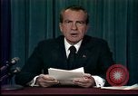 Standbild Präsident Nixons Rücktritt Rede Washington DC USA, 1974, aus Sekunde 41 historischem Filmmaterial Videoclip 65675057499