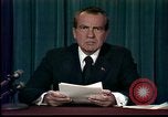 Standbild Präsident Nixons Rücktritt Rede Washington DC USA, 1974, aus Sekunde 42 historischem Filmmaterial Videoclip 65675057499