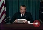 Standbild Präsident Nixons Rücktritt Rede Washington DC USA, 1974, aus Sekunde 50 historischem Filmmaterial Videoclip 65675057499