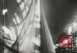 Standbild USS Ticonderoga einer Zeremonie Newport News Virginia USA, 1944, aus Sekunde 8 historischem Filmmaterial Videoclip 65675057517