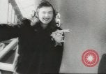 Standbild USS Ticonderoga einer Zeremonie Newport News Virginia USA, 1944, aus Sekunde 16 historischem Filmmaterial Videoclip 65675057517