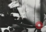 Standbild USS Ticonderoga einer Zeremonie Newport News Virginia USA, 1944, aus Sekunde 17 historischem Filmmaterial Videoclip 65675057517