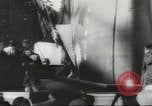 Standbild USS Ticonderoga einer Zeremonie Newport News Virginia USA, 1944, aus Sekunde 18 historischem Filmmaterial Videoclip 65675057517