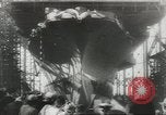 Standbild USS Ticonderoga einer Zeremonie Newport News Virginia USA, 1944, aus Sekunde 28 historischem Filmmaterial Videoclip 65675057517