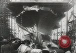 Standbild USS Ticonderoga einer Zeremonie Newport News Virginia USA, 1944, aus Sekunde 30 historischem Filmmaterial Videoclip 65675057517