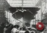 Standbild USS Ticonderoga einer Zeremonie Newport News Virginia USA, 1944, aus Sekunde 34 historischem Filmmaterial Videoclip 65675057517