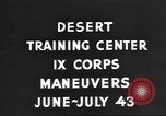 Standbild IX Corps Training Center United States USA, 1943, aus Sekunde 1 historischem Filmmaterial Videoclip 65675057524