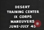 Standbild IX Corps Training Center United States USA, 1943, aus Sekunde 3 historischem Filmmaterial Videoclip 65675057524
