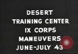 Standbild IX Corps Training Center United States USA, 1943, aus Sekunde 6 historischem Filmmaterial Videoclip 65675057524