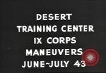 Standbild IX Corps Training Center United States USA, 1943, aus Sekunde 8 historischem Filmmaterial Videoclip 65675057524