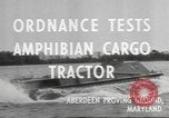 Standbild amphibian cargo Traktor Maryland United States USA, 1943, aus Sekunde 20 historischem Filmmaterial Videoclip 65675057535