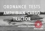 Standbild amphibian cargo Traktor Maryland United States USA, 1943, aus Sekunde 21 historischem Filmmaterial Videoclip 65675057535