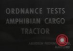 Standbild amphibian cargo Traktor Maryland United States USA, 1943, aus Sekunde 23 historischem Filmmaterial Videoclip 65675057535
