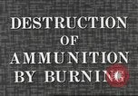 Standbild Munition Zerstörung United States USA, 1959, aus Sekunde 17 historischem Filmmaterial Videoclip 65675057541