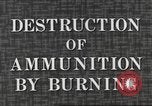 Standbild Munition Zerstörung United States USA, 1959, aus Sekunde 20 historischem Filmmaterial Videoclip 65675057541