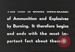 Standbild Munition Zerstörung United States USA, 1959, aus Sekunde 29 historischem Filmmaterial Videoclip 65675057541