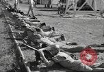 Standbild Army Air Corps Rekruten in der Grundausbildung Saint Petersburg Florida USA, 1942, aus Sekunde 22 historischem Filmmaterial Videoclip 65675057548