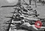 Standbild Army Air Corps Rekruten in der Grundausbildung Saint Petersburg Florida USA, 1942, aus Sekunde 27 historischem Filmmaterial Videoclip 65675057548