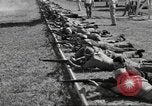 Standbild Army Air Corps Rekruten in der Grundausbildung Saint Petersburg Florida USA, 1942, aus Sekunde 31 historischem Filmmaterial Videoclip 65675057548