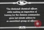 Standbild Chemische Kriegsführung Service Training für amerikanische Soldaten United States USA, 1917, aus Sekunde 30 historischem Filmmaterial Videoclip 65675057559
