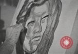 Standbild Ergotherapie Zweiten Weltkrieg geistige Opfer Brentwood New York USA, 1948, aus Sekunde 3 historischem Filmmaterial Videoclip 65675057588