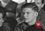 Standbild Gruppentherapie für Zweiten Weltkrieg Opfer Brentwood New York USA, 1948, aus Sekunde 59 historischem Filmmaterial Videoclip 65675057589