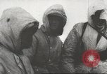 Image of German troops in snowstorm Poland, 1945, second 14 stock footage video 65675057618