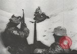 Image of German troops in snowstorm Poland, 1945, second 18 stock footage video 65675057618